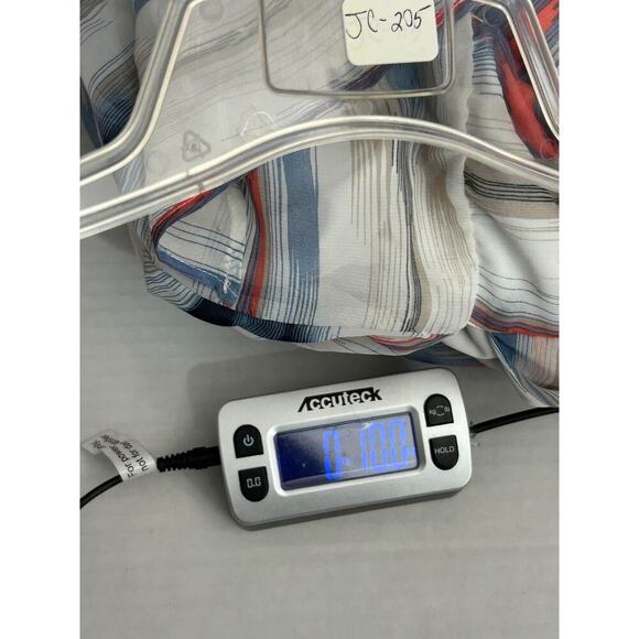 Fashion Nova Feels Like Destiny Maxi Dress Blue Combo Size 3X Asymmetrical - Picture 13 of 13